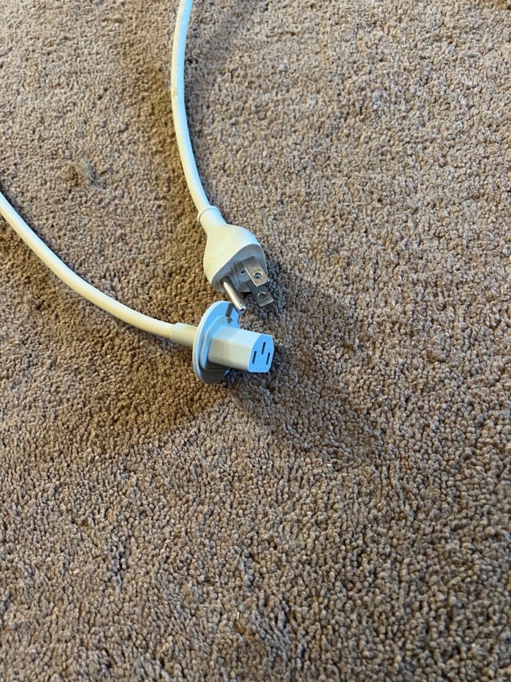 Apple White Power Cord with IEC Connector